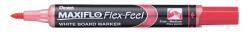 Pentel táblamarker hajlékony hegyű Maxiflo FlexF 1-5 mm - piros (MWL5SBF-BX)