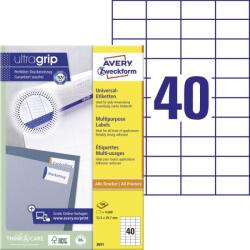 Avery-Zweckform Avery univerzális címke 52, 5 x 29, 7 mm - fehér 100 ív (3651)