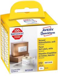 Avery Zweckform Avery tekercses öntapadó címke, termo nyomtatóhoz 101 x 54 mm, 220 címke (AS0722430)
