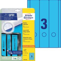 Avery Zweckform Avery iratrendező címke kék 61 x 297 mm (L4753-20)