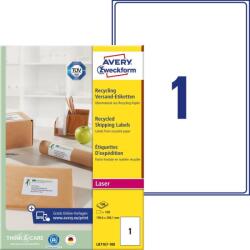 Avery Zweckform Avery környezetbarát fehér csomag címke 199, 6 x 289, 1 mm (LR7167-100)