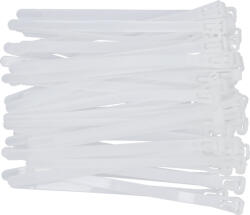 TOYA Legaturi pentru cabluri 7, 6x150 mm 50 buc alb (YT-70662)