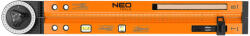 NEO TOOLS Raportor, cu nivel cu bula de aer, creion de marcat (72225)