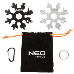 NEO TOOLS Snowflake multi-tool 19 in 1, 2 bucati (GD015)