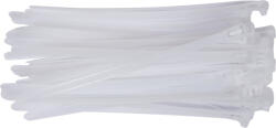 TOYA Legaturi de cablu 7, 6x200 mm 50 buc alb (YT-70663)
