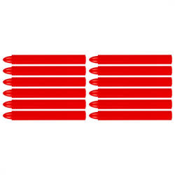 NEO TOOLS Set de autocolante Marker, 12 bucati, rosu (13963)