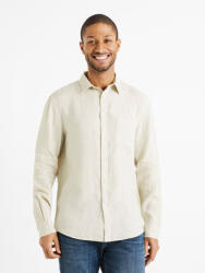 Celio Кремава мъжка ленена риза Celio Daflix Celio | Byal | МЪЖЕ | S