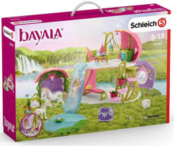 Schleich Schleich: Bayala - Casă de flori strălucitoare cu unicorni, grajd și lac set de joacă (42455) (SLH42445) Figurina