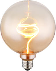 GLOBO 11538A G125 E27 borostyán LED fényforrás, 4W, 1800K, 240 lm (11538A)