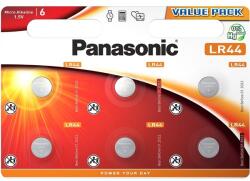 Panasonic LR-44EL/6BP LR44 alkáli gombelem 6 db/csomag (LR44EL-6BP)