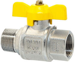 Tecnovielle golyóscsap gázra 3/4" fix KB (9001050000)