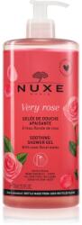 NUXE Very Rose Soothing Shower Gel gel de duș cu aromă de trandafiri 750 ml