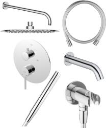 Oltens Set baterie cadă-duș Oltens Rann 34111100, cap de duș Oltens Vindel 37000100, 39100100, 39400100, 37102100, 39304100, 37200100 (36633100)