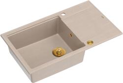 Quadron Evan chiuveta graniteq 86x50 cm bej HCQE58650U2_PVDG1_P2O (HCQE58650U2PVDG1P2O) Chiuveta
