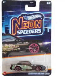 Mattel Hot Wheels Neon Speeders Nissan Silvia (S13) kisautó (JBY94) - morzsajatekbolt