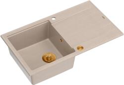 Quadron Evan chiuveta graniteq 86x50 cm bej HCQE8650U2_PVDC1_P2O (HCQE8650U2PVDC1P2O) Chiuveta