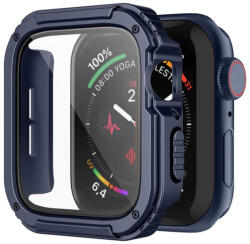 Lito - Óravédő 360 tok + Képernyővédő - Apple Watch 7 / 8 / 9 (41mm) - Kék