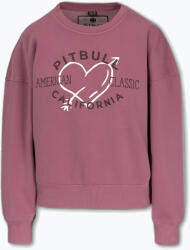 Pitbull West Coast Pitbull női Manzanita Heart Crewneck Sweatshirt rózsaszínű