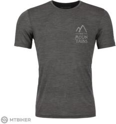ORTOVOX 120 Cool Tec Mountain Duo póló, Black Raven Blend (XL)