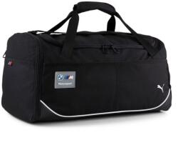 PUMA BMW M Motorsport uniszex duffle sporttáska, fekete-fehér-piros-kék, S23
