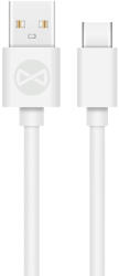 Forever USB-C 2A type-C adatkábel (Fehér)