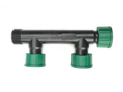 AGRONOMO Ramificatie cu Olandeza cu 2 iesiri FI 1", tip DURA, pentru Electrovane (IG43460D0N320)