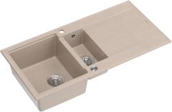 Quadron Evan graniteq mosogató 100x50 cm bézs HQE510050U2_BS_P2O (HQE510050U2BSP2O)