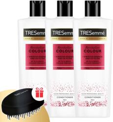 TRESemmé Color Revitalize Hajbalzsam festett hajra 3x400ml + Ajándék TRESemmé fésű