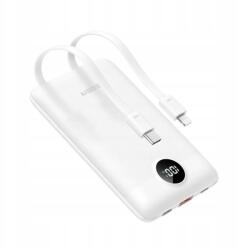 VEGER Powerbank 10 000 Mah Beépített Kábelekkel Type-C Lightning (6970453559872)