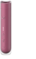 Satisfyer Vibrator First Kiss, 30 Programe Suctiune, USB, Burgundy, 14.5 cm Vibrator