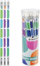  Szorzótáblás grafitceruza radírral, HB, Starpak, 1 db (304984)