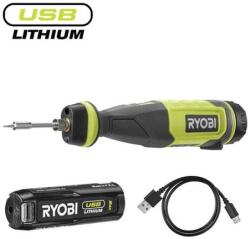 RYOBI 4V USB Lithium forrasztópáka, 1x 2, 0Ah akkumulátor, töltő - RSI4-120G (5133006146) - jatekotthon