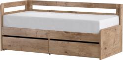TEMPO KONDELA Pat extensibil, 90/179x200, stejar lancelot, REA HOPPIP
