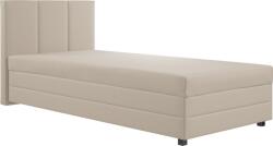 TEMPO KONDELA Boxspring ágy, egyszemélyes, bézs, 110x200, univerzális, ALEXA