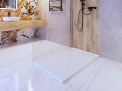 Gamma Erga Almac, SMC zuhanytálca 120 x 80 x 3 cm, fehér, ERG-GMA-AL-80120WH (ERG-GMA-AL-80120WH)