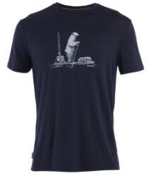 Icebreaker Merino 150 Tech Lite SS Tee Polar Paddle Men Tricou cu mânecă scurtă Icebreaker Midnight Navy S