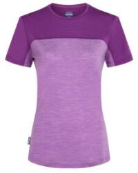 Icebreaker Merino 125 Cool-Lite Sphere III SS Tee Colour Block Women Tricou cu mânecă scurtă Icebreaker PASSION HTHR/PASSION/CB L