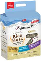 SIGNATURE7 Asternut igienic pentru pisici Signature7 Original Rice Husk 7L