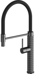 Gamma Full Pro, magas mosogató csaptelep rugalmas karral, grafit, GMA-BFLP-GM (GMA-BFLP-GM)