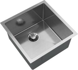 Gamma Gamma, 1 rekeszes acél mosogató 438x438x215 mm, csiszolt acél, GMA-S4444-CH (GMA-S4444-CH)