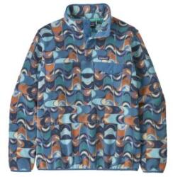Patagonia Lightweight Synch Snap-T Pulover Women Hanorac Swallowtail Geo: Still Blue L