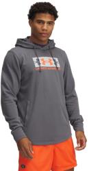 Under Armour Férfi szabadidős cipzár nélküli pulcsi Under Armour RIVAL TERRY LOGO HODDIE szürke 1390141-025 - S