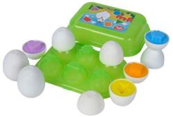 Simba Toys ABC: Tojás alakú formaválogató játék tojástartóban - 6 db-os (226587)