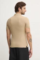 Lacoste pamut póló Koszulka Lacoste Pique Polo Shirt PH4012 02S bézs, sima, PH4012 - bézs XL