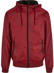 Build Your Brand Férfi széldzseki - Borvörös / fekete | XL (BY016-1000325054)