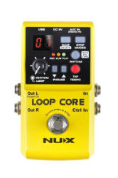 NUX Loop Core Stereo - Pedala Looper, 6 ore de inregistrare, 50 ritmuri, intrari si iesiri stereo