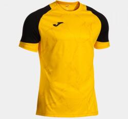 Joma Hispa V Short Sleeve T-shirt Yellow Black 4xl