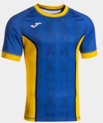 Joma Myskin Iii Short Sleeve T-shirt Royal Blue Yellow M