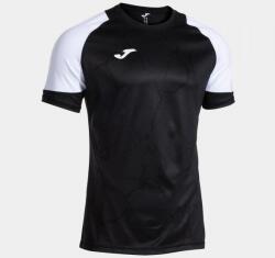 Joma HISPA V SHORT SLEEVE T-SHIRT dressz / póló fekete fehér 4XL