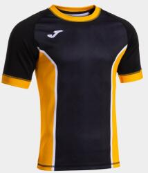 Joma Myskin Iii Short Sleeve T-shirt Black Yellow L